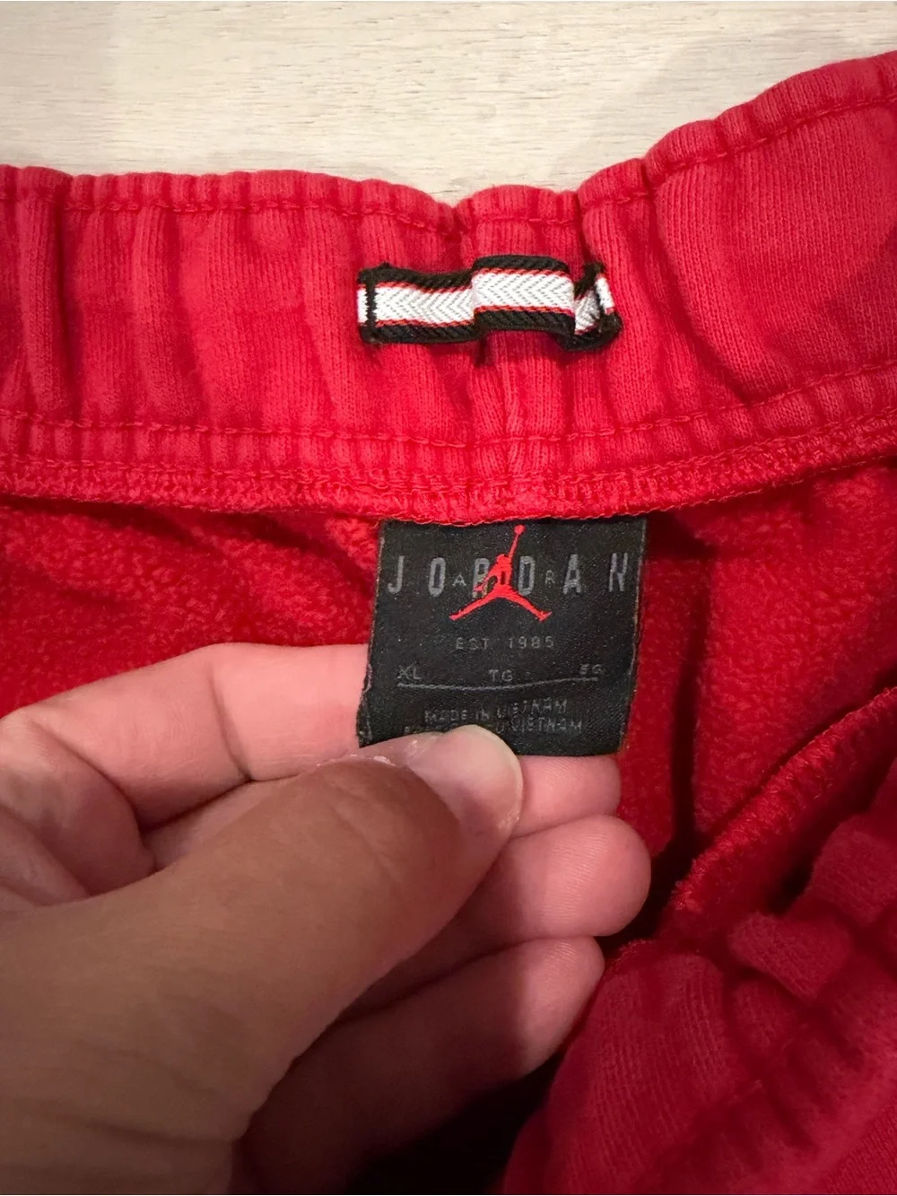 Jordan Men's Red Jumpman Fleece Shorts